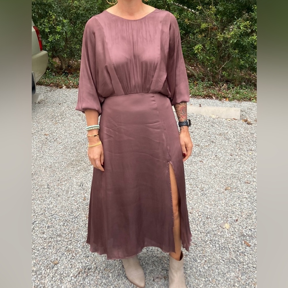 Astr satin dress.  Dusty pink color. Worn once.
